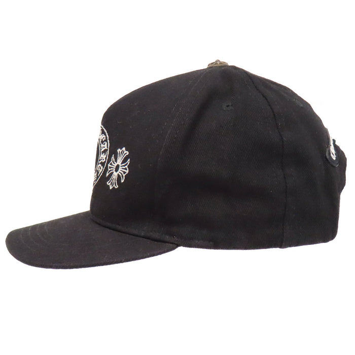CHROME HEARTS  
Cross Ball Scroll Label Cotton  
Horseshoe CH Plus Trucker Cap