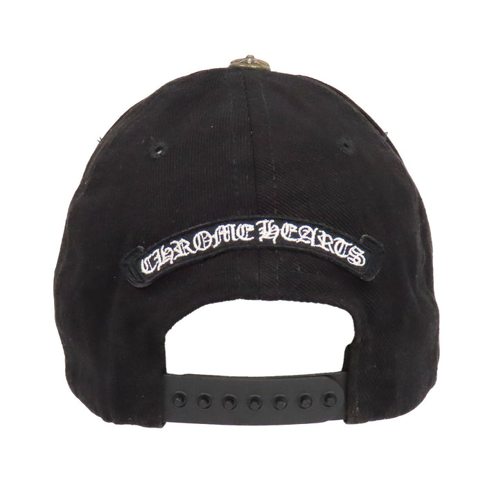 CHROME HEARTS  
Cross Ball Scroll Label Cotton  
Horseshoe CH Plus Trucker Cap