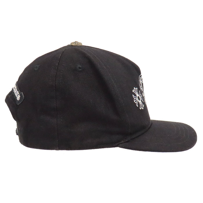 CHROME HEARTS  
Cross Ball Scroll Label Cotton  
Horseshoe CH Plus Trucker Cap