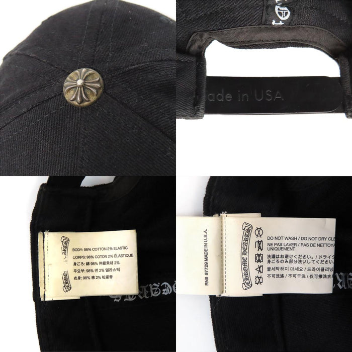 CHROME HEARTS  
Cross Ball Scroll Label Cotton  
Horseshoe CH Plus Trucker Cap