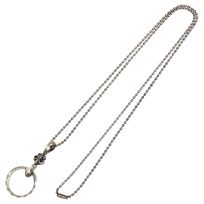 CHROME HEARTS 
CH スターリングシルバー 2002年刻印 
BSフレア NTFL アイウェアループ ネックレス