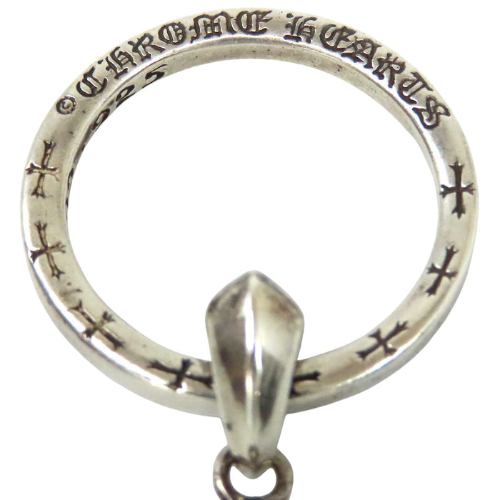 CHROME HEARTS 
CH スターリングシルバー 2002年刻印 
BSフレア NTFL アイウェアループ ネックレス