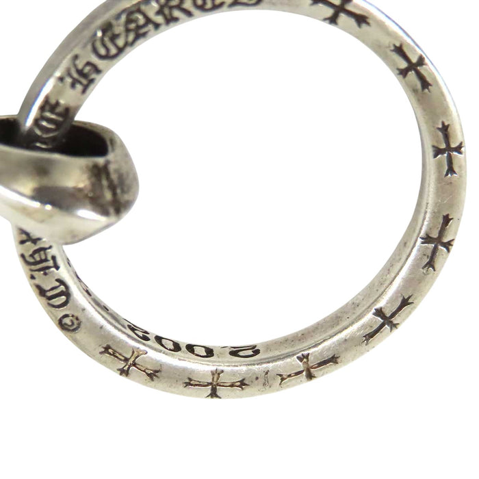 CHROME HEARTS 
CH スターリングシルバー 2002年刻印 
BSフレア NTFL アイウェアループ ネックレス