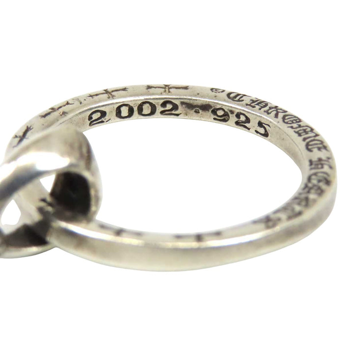 CHROME HEARTS 
CH スターリングシルバー 2002年刻印 
BSフレア NTFL アイウェアループ ネックレス