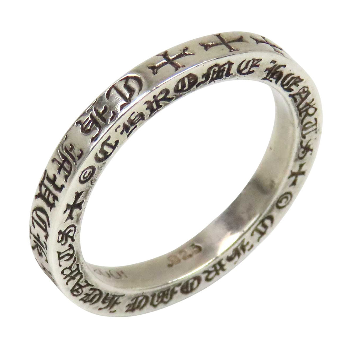 CHROME HEARTS SPACER クロス シルバー 3mm スペーサー リング CH FUCK