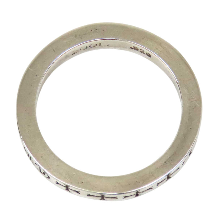 CHROME HEARTS  
Bague intercalaire croix en argent  
Bague intercalaire 3 mm CH FUCK YOU