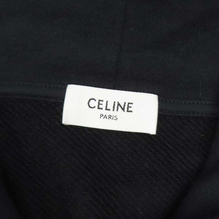 CELINE 
ロゴ 刺繍 コットン カシミヤ混 スウェット 
トリオンフ エンブロイダリー フーディ