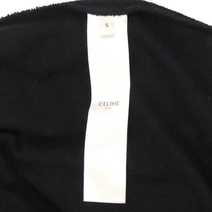 CELINE 
ロゴ 刺繍 コットン カシミヤ混 スウェット 
トリオンフ エンブロイダリー フーディ