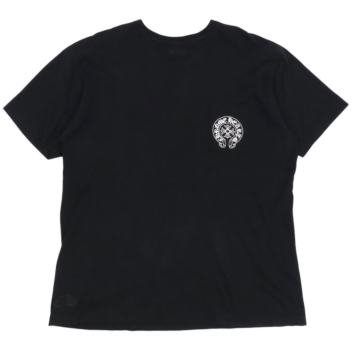 CHROME HEARTS 
HONOLULU ホースシュー スクロールラベル コットン 
ホノルル限定 CH シャイン Tシャツ
