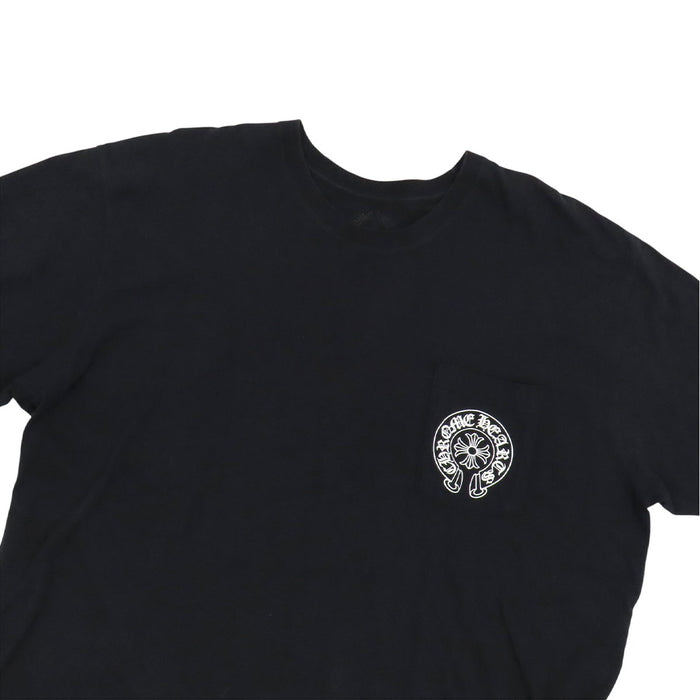 CHROME HEARTS 
HONOLULU ホースシュー スクロールラベル コットン 
ホノルル限定 CH シャイン Tシャツ