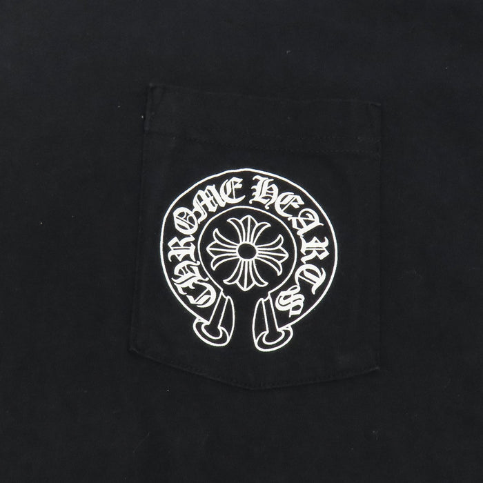CHROME HEARTS 
HONOLULU ホースシュー スクロールラベル コットン 
ホノルル限定 CH シャイン Tシャツ