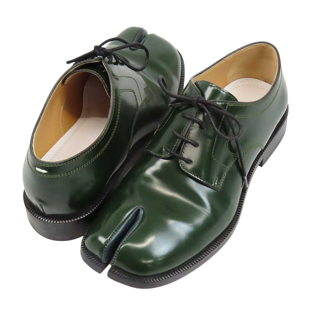 Maison Margiela レザー 足袋 レースアップ ステッチ Tabi タビ