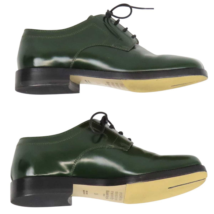 Maison Margiela 
レザー 足袋 レースアップ ステッチ 
Tabi タビ ローファー