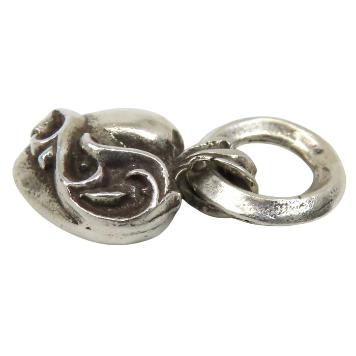 CHROME HEARTS  
CH Silver  
Heart Pendant Top
