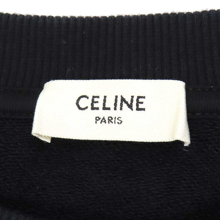 CELINE 
コットン 
ロゴ プリント スウェット