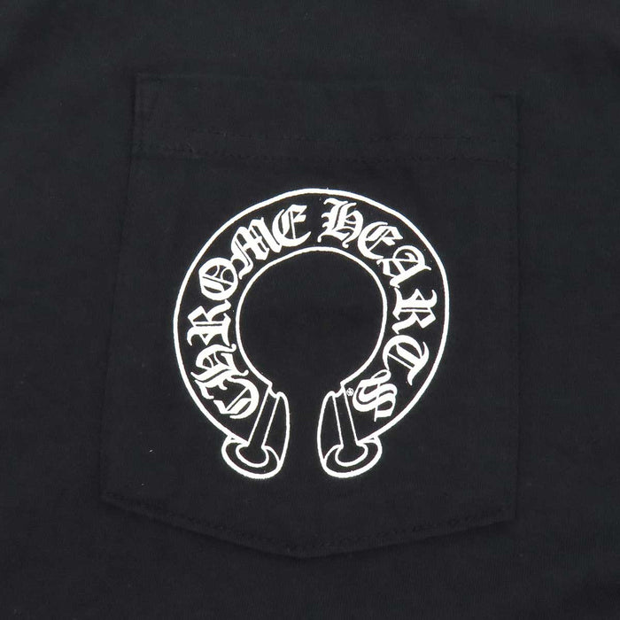 CHROME HEARTS 
CH フローラルクロス コットン 
袖フローラル ホースシュー ロングスリーブ Tシャツ
