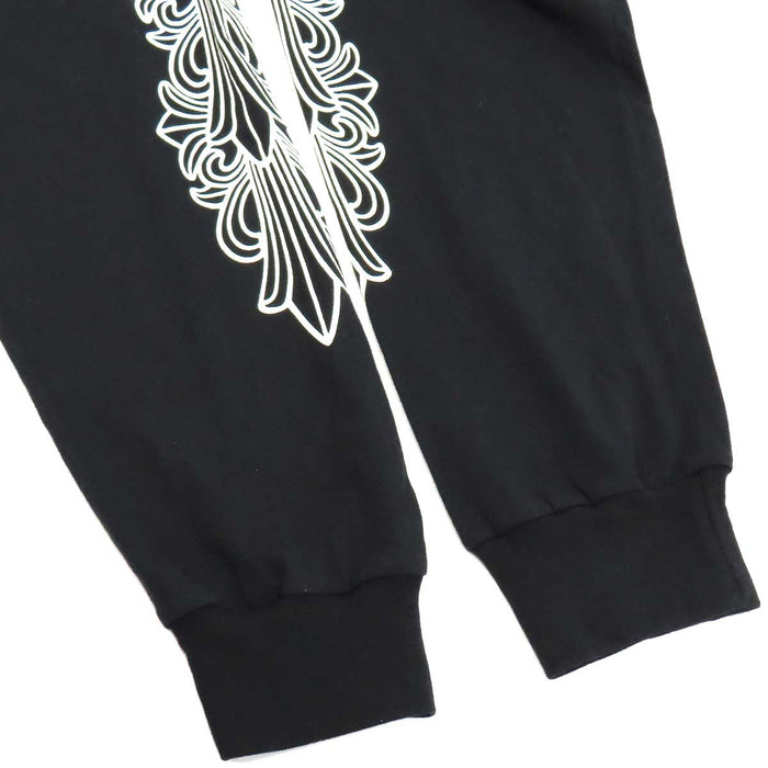 CHROME HEARTS 
CH フローラルクロス コットン 
袖フローラル ホースシュー ロングスリーブ Tシャツ