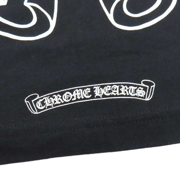 CHROME HEARTS 
CH フローラルクロス コットン 
袖フローラル ホースシュー ロングスリーブ Tシャツ