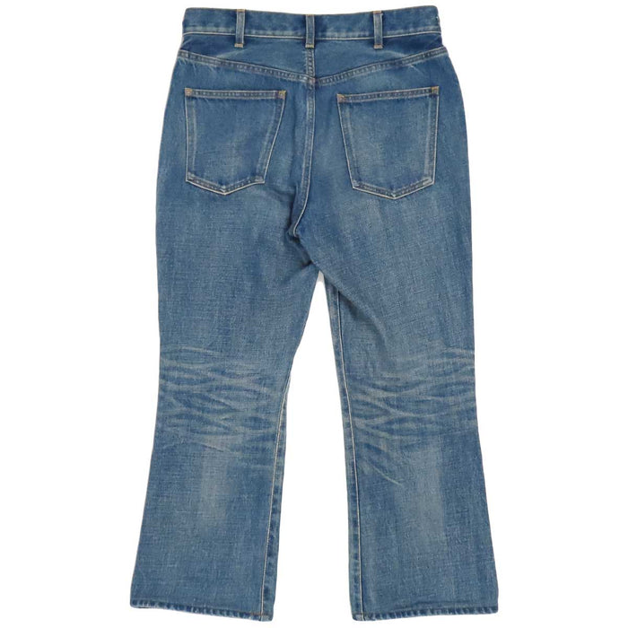 CELINE 
Logo Cotton Gold Color Metal 
Triomphe Denim Pants