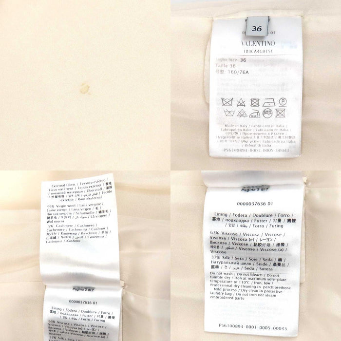 VALENTINO 
TB3CA4G015E ノーカラー 
Vロゴ シグネチャー コート