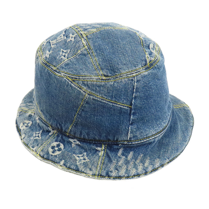 LOUIS VUITTON 
NIGO コラボ リバーシブル コットン 
ボネ ダミエ ジャイアント ウェーブ モノグラム バケットハット