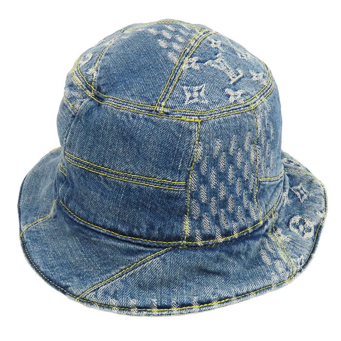 LOUIS VUITTON 
NIGO コラボ リバーシブル コットン 
ボネ ダミエ ジャイアント ウェーブ モノグラム バケットハット