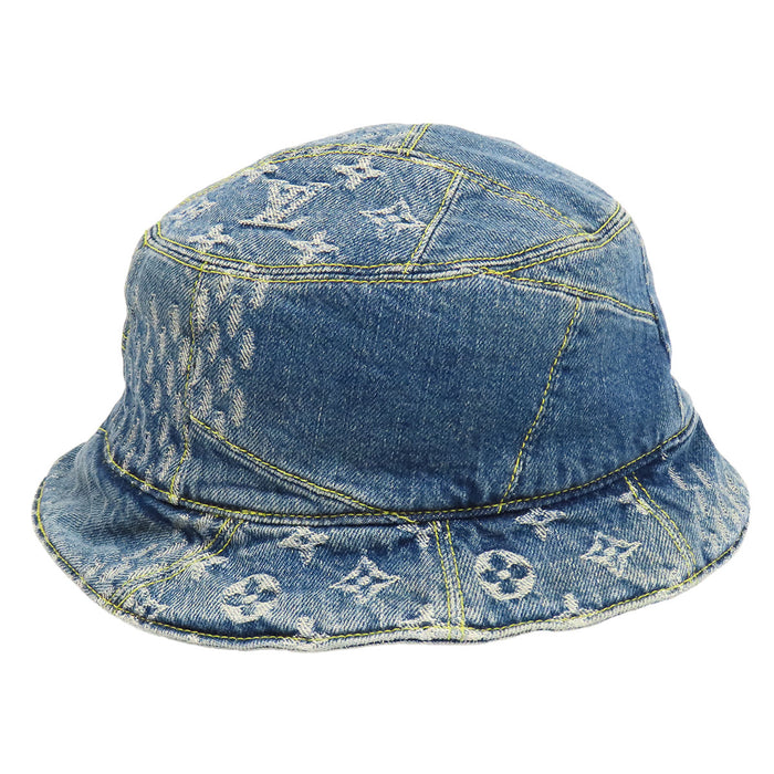 LOUIS VUITTON 
NIGO コラボ リバーシブル コットン 
ボネ ダミエ ジャイアント ウェーブ モノグラム バケットハット