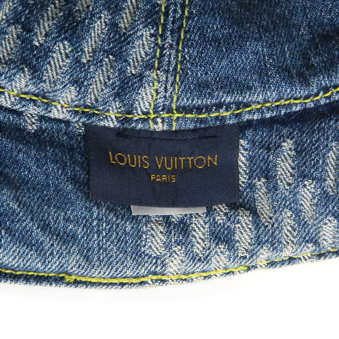 LOUIS VUITTON 
NIGO コラボ リバーシブル コットン 
ボネ ダミエ ジャイアント ウェーブ モノグラム バケットハット