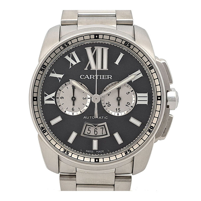 CARTIER 
Montre Calibre de Cartier Chronographe