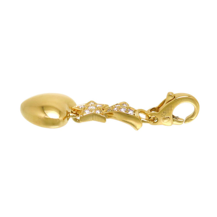 CHANEL  
Comet Shooting Star Swing Heart Charm