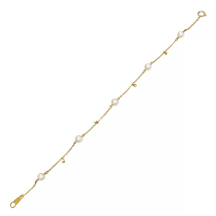 MIKIMOTO Akoya Pearl Station Bracelet