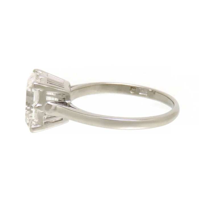 MIKIMOTO Baguette-Cut Diamond Ring