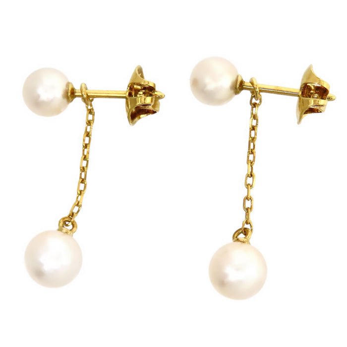 MIKIMOTO 
パール ドロップ ピアス