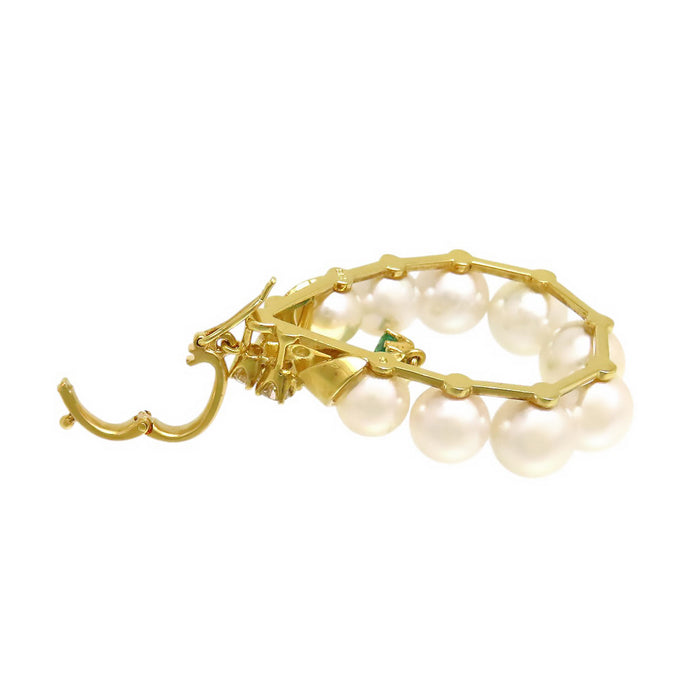 MIKIMOTO 
パール リースモチーフ ペンダントトップ