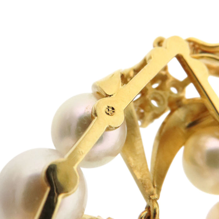 MIKIMOTO 
パール リースモチーフ ペンダントトップ