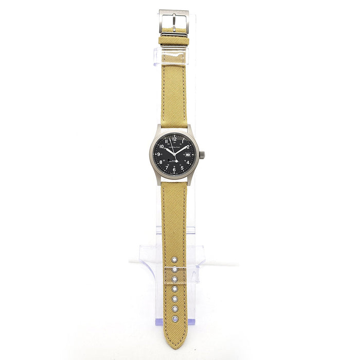 HAMILTON  
Khaki Field Mechanical  
With box and warranty card