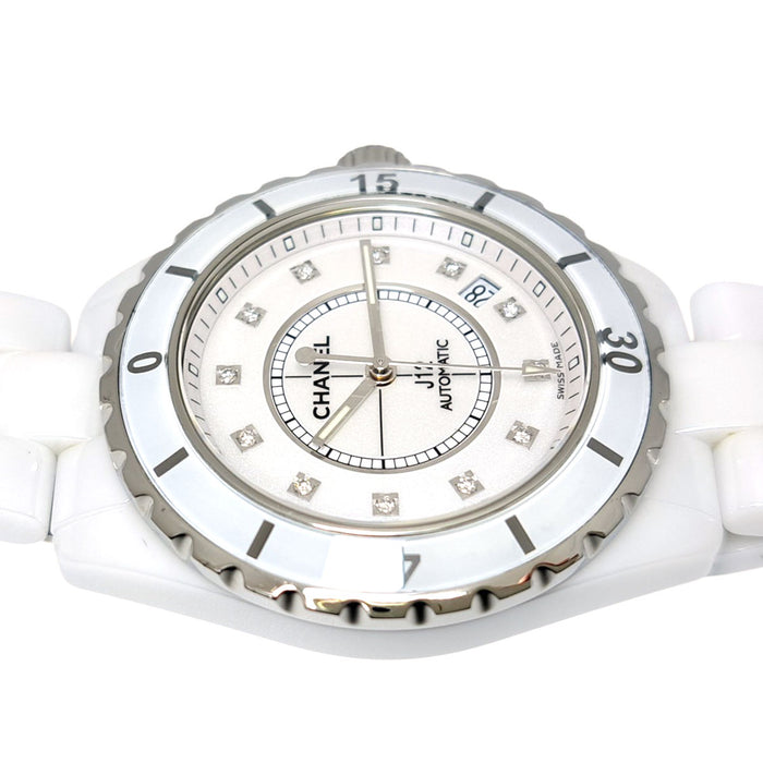 CHANEL 
J12 12Pダイヤ オートマティック 
箱ギャラ付