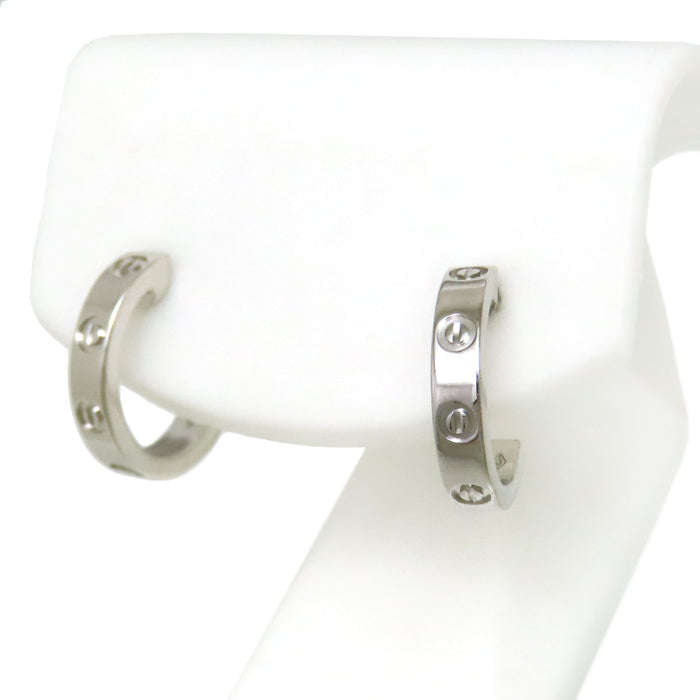 CARTIER 
ラブ フープ ピアス SM