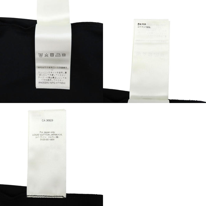 LOUIS VUITTON 
RM252MV NPG HTY08W ロゴ コットン 
イリデセント LV バーズ Tシャツ