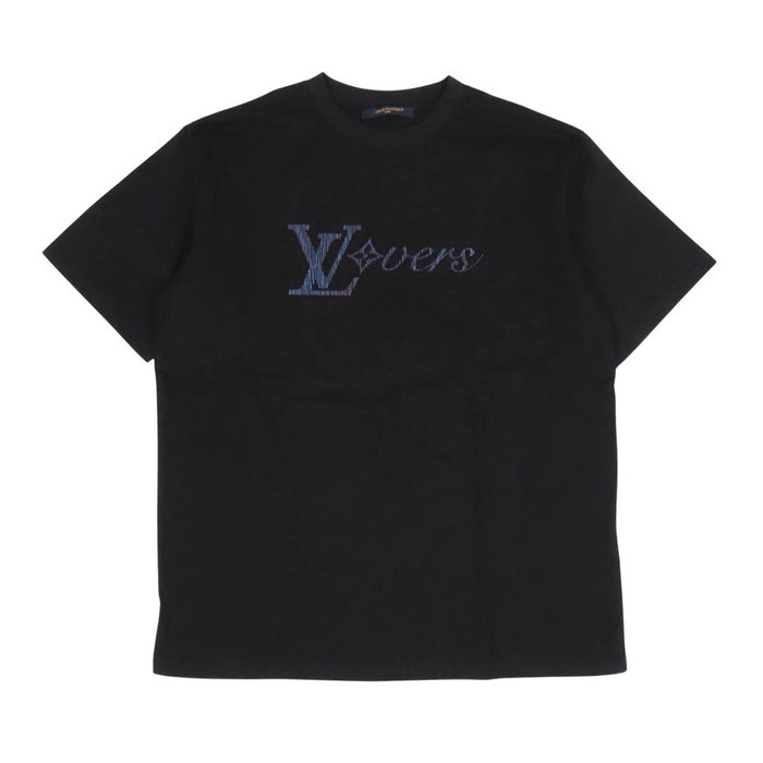 LOUIS VUITTON 
RM252MV NPG HTY08W ロゴ コットン 
イリデセント LV バーズ Tシャツ