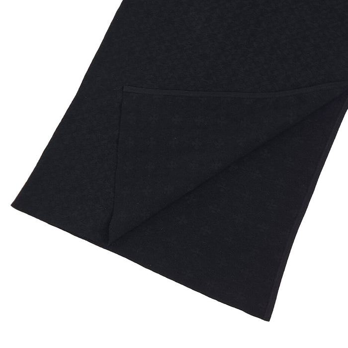 CHROME HEARTS  
Jupe longue à motif intégral avec fentes latérales en rayonne, logo taille Y NOT CH Plus