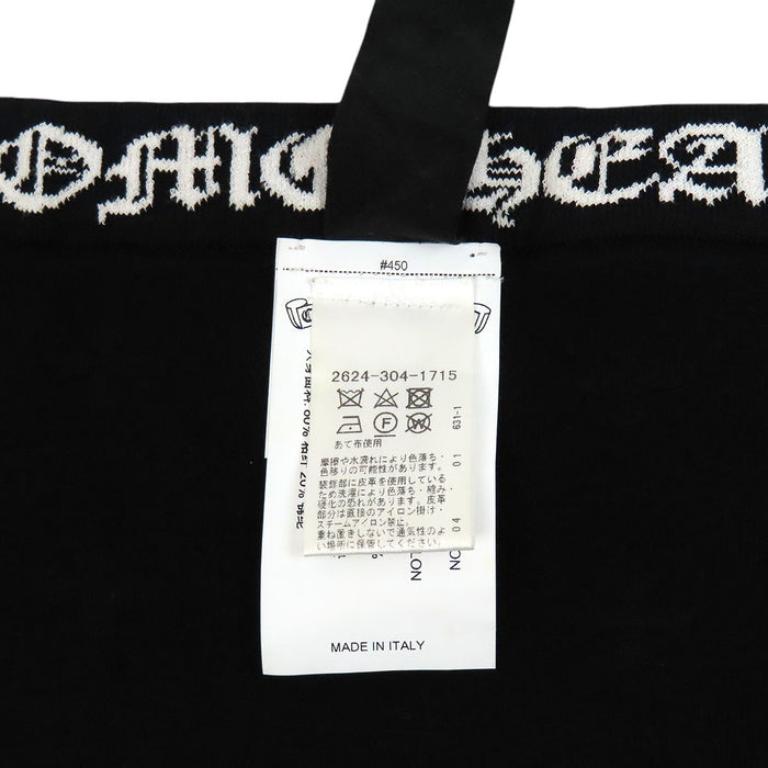 CHROME HEARTS  
Jupe longue à motif intégral avec fentes latérales en rayonne, logo taille Y NOT CH Plus