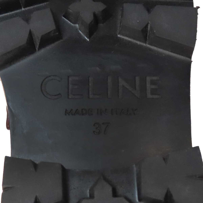 CELINE  
Logo Fringe Chain Gold Color Hardware  
Triomphe Margaret Loafers