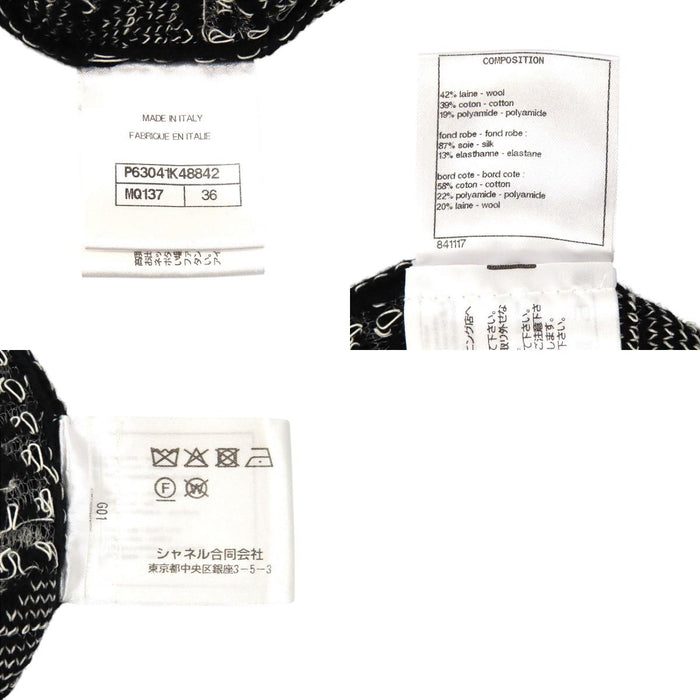 CHANEL 
COCO CC ロゴ フラワー 
ココマーク ノースリーブ ニット ワンピース