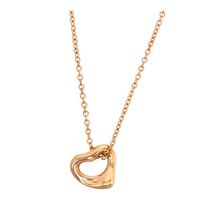 TIFFANY&Co. 
Open Heart Necklace