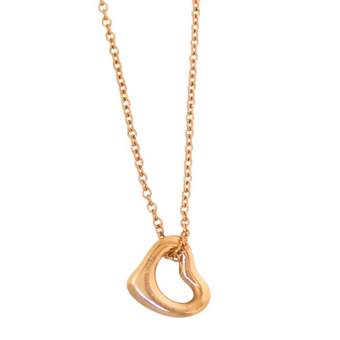TIFFANY&Co. 
Open Heart Necklace