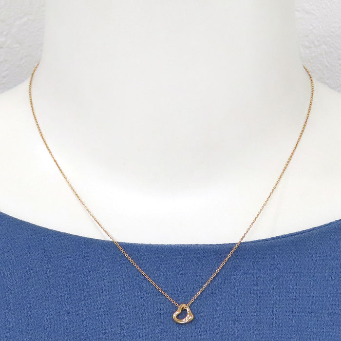 TIFFANY&Co. 
Open Heart Necklace