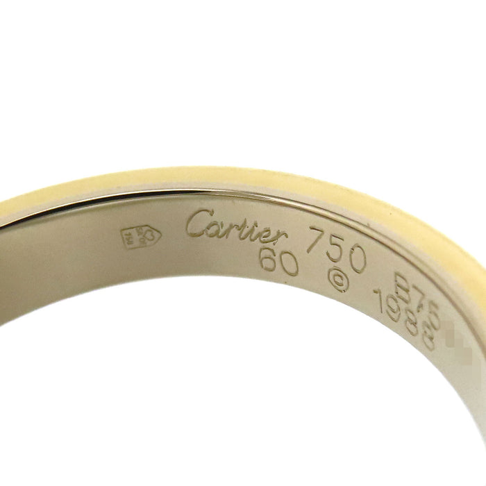 CARTIER  
Anello nuziale in tre ori