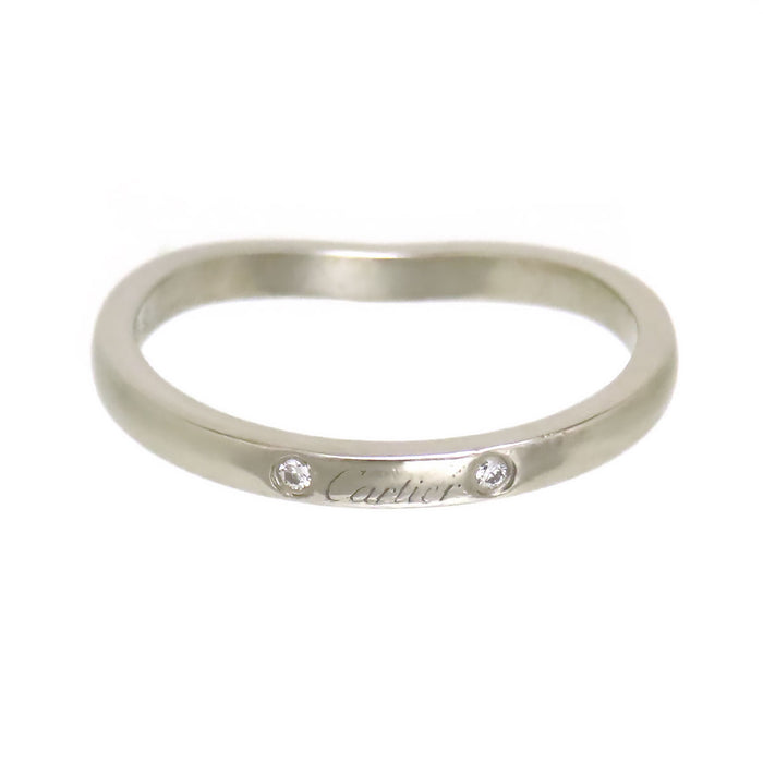 CARTIER 
バレリーナ ウェディング バンドリング 3Pダイヤモンド