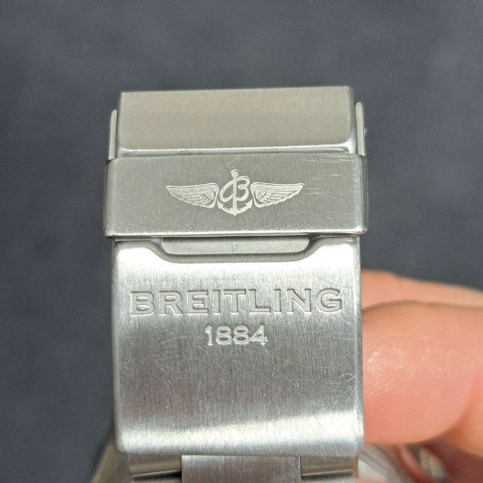 【WHOLESALES】
BREITLING 
A17392 
箱　ギャランティ　クロノメーター証　純正ラバーベルト×1(使用感小)　純正尾錠×1